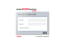 Tablet Screenshot of login.dealersmartsolutions.ca